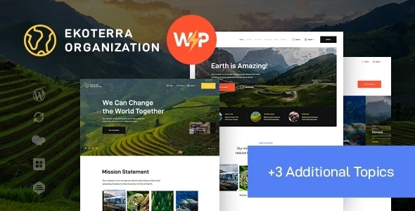 Ekoterra – NonProfit & Ecology Theme